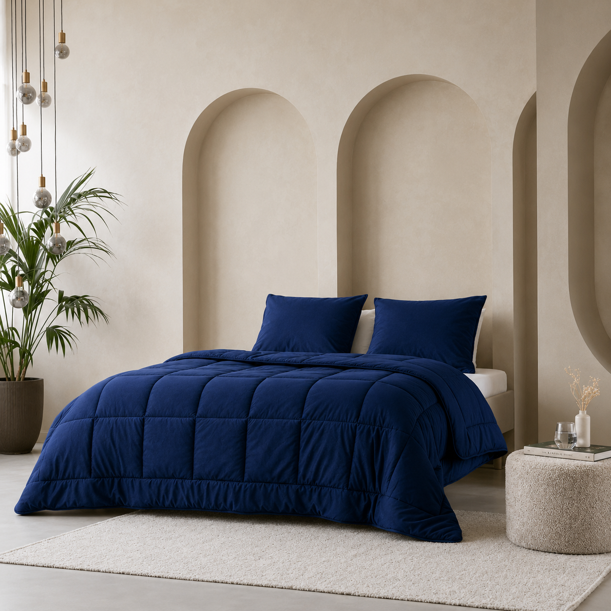 Vytalia Couette 2 en 1 Bleu Nuit