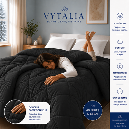 Vytalia Couette 2 en 1 Antrhacite