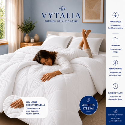 Vytalia Couette 2 en 1 Blanc