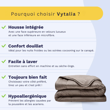 Vytalia Couette 2 en 1 Taupe